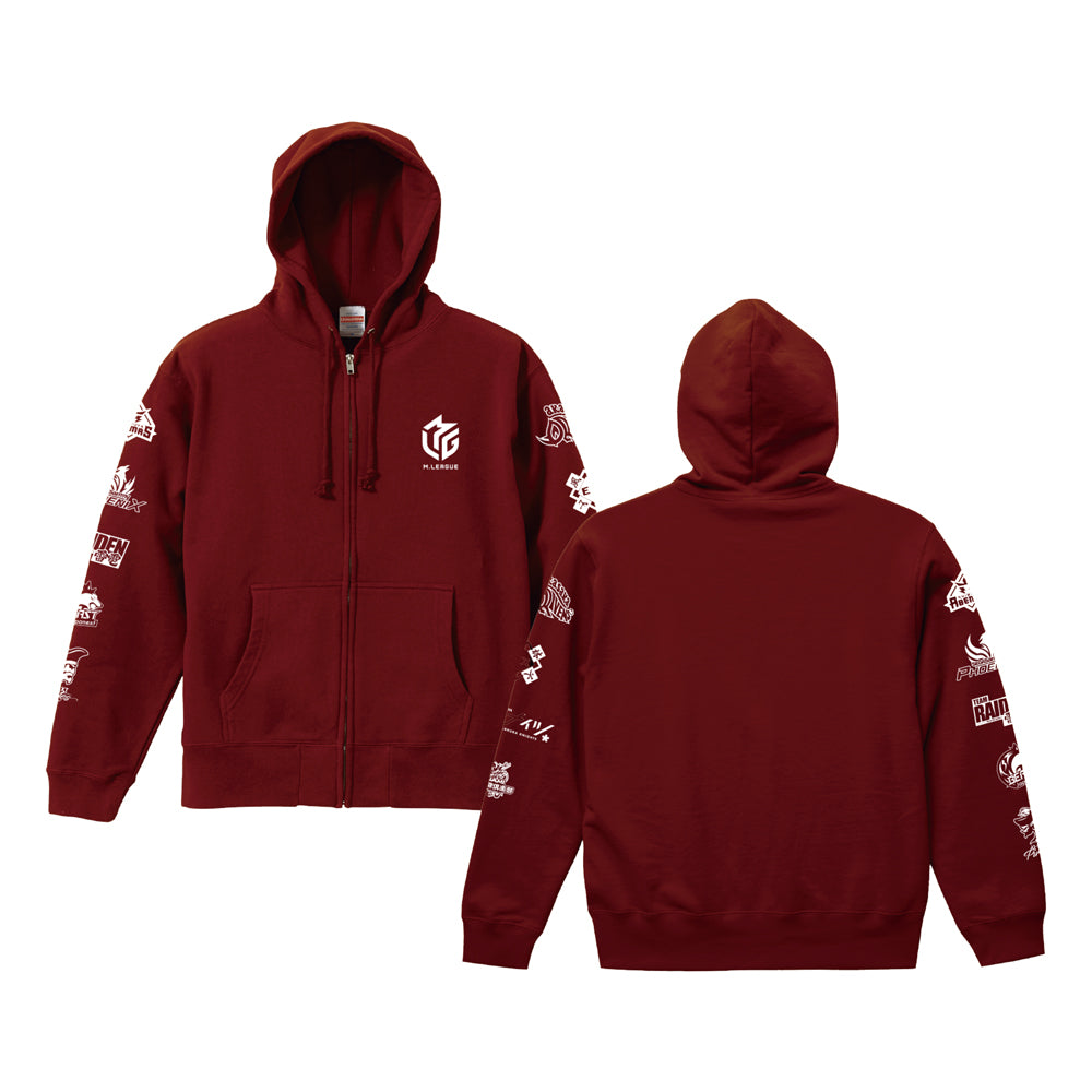 店舗限定パーカー Mリーグ2023-24 博多限定色ボルドー M – 丸善