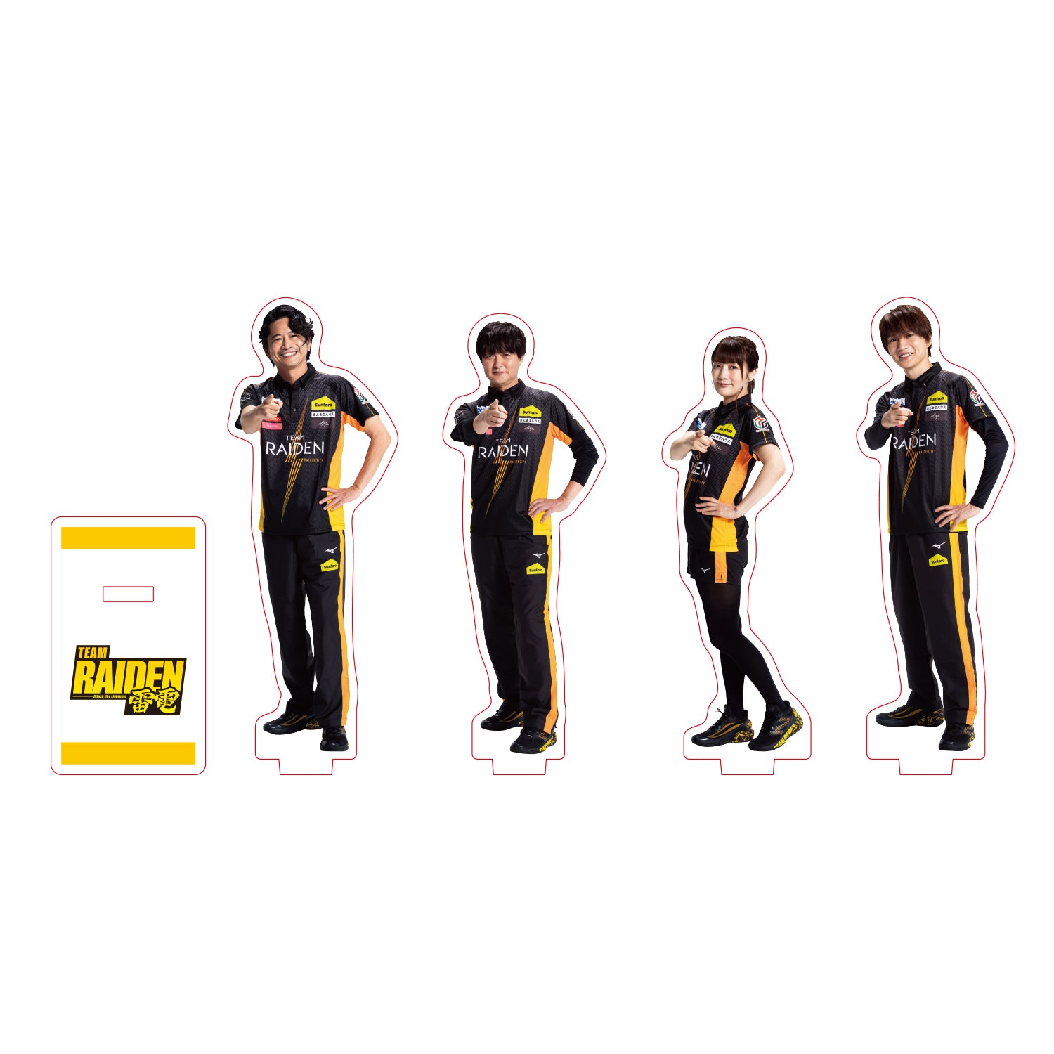 プレイヤーズアクリルスタンド Mリーグ2025-26 TEAM RAIDEN/雷電