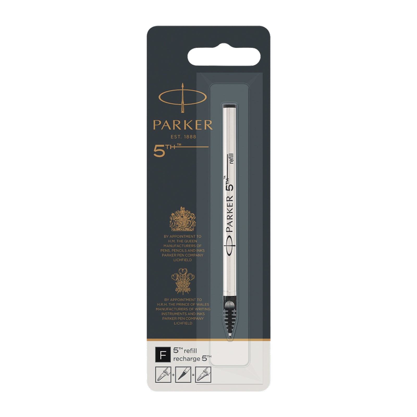 PARKER (パーカー) PK 5th リフィル 替芯 F ブラック/水性 – 丸善