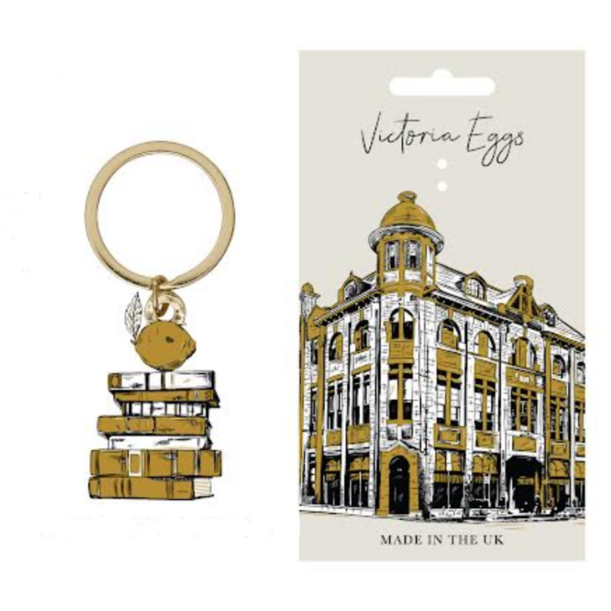 【丸善オリジナル】キーリング(檸檬)【Victoria Eggs】
