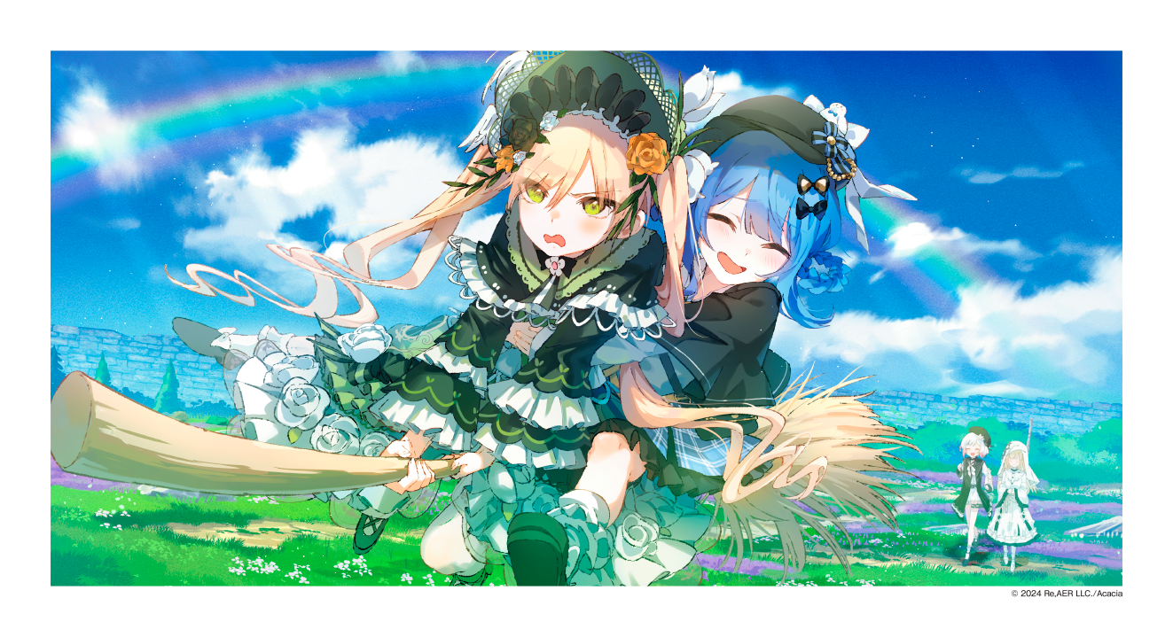 複製アートプリント(大)/遠野ハンナ&橘シェリー/魔法少女ノ魔女裁判