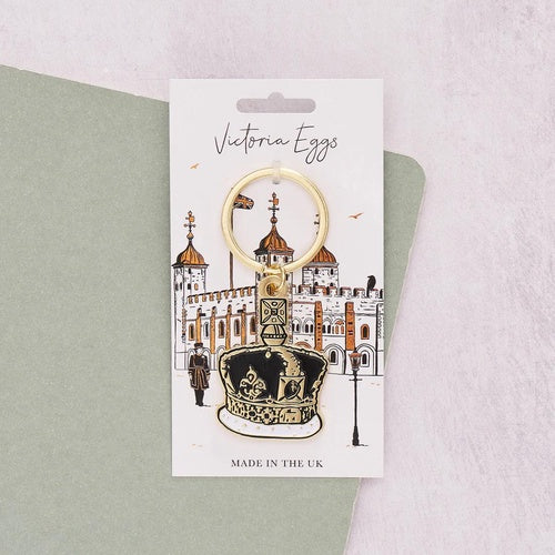 【Victoria Eggs】キーリング (王冠)【Quintessentially London】