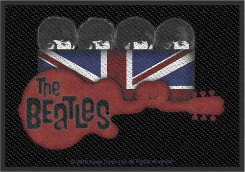【The Beatles】ワッペン(ユニオンジャック&ギター)