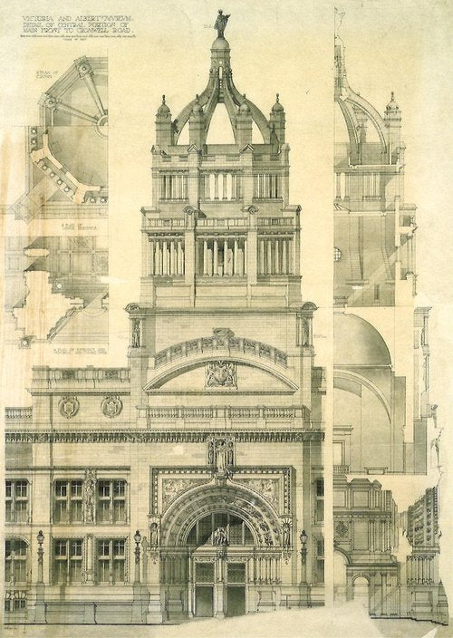 【V&A_O】ポストカード(V&A素描)