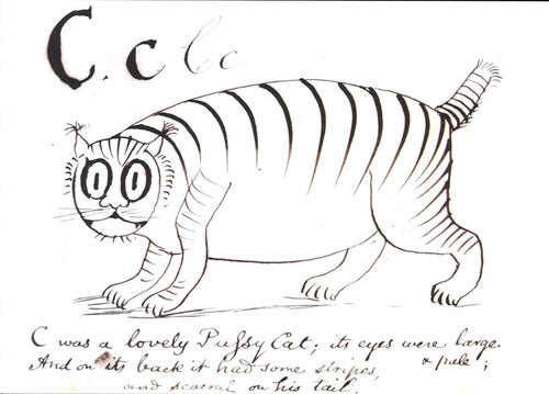 【V&A_O】ポストカード(C is for Cat)