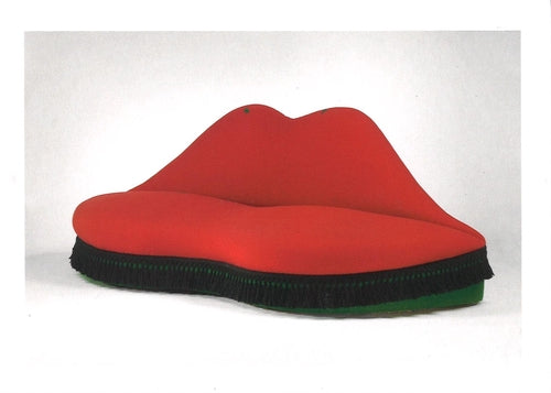 【V&A_O】ポストカード(メイ・ウエストの唇ソファ)