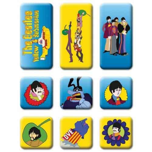 【The Beatles】マグネットセット【Yellow Submarine】