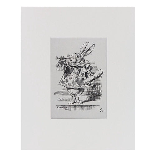 【British Museum】ポスター(White Rabbit, as Herald, blowing a trumpet)【Alice】