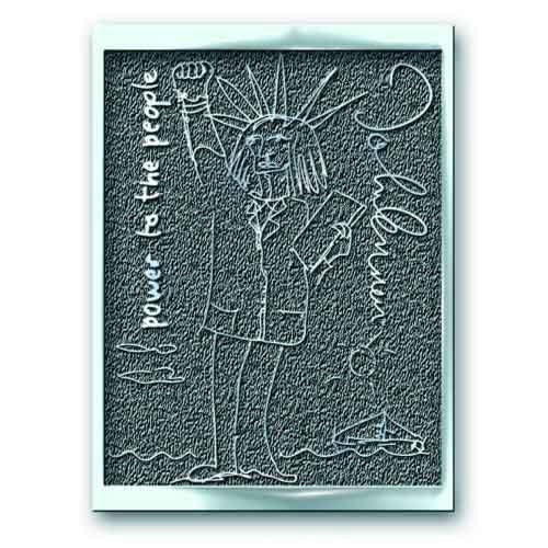 【The Beatles】ピンバッジ【Power To The People】