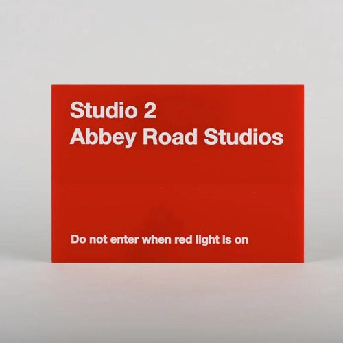 【Abbey Road Studios】スタジオ2サインレプリカ