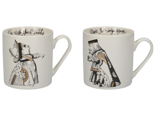 【V&A】マグカップ2個セット(赤の女王&赤の王様)【ALICE】
