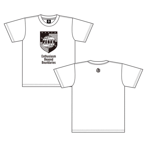 エナメルプリントTシャツ Mリーグ EARTH JETS L