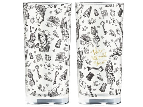 【V&A】グラス2個セット(マッドハッター)【ALICE】