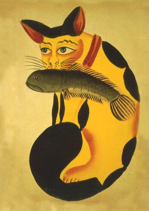 【V&A_O】ポストカード(口の中の魚)