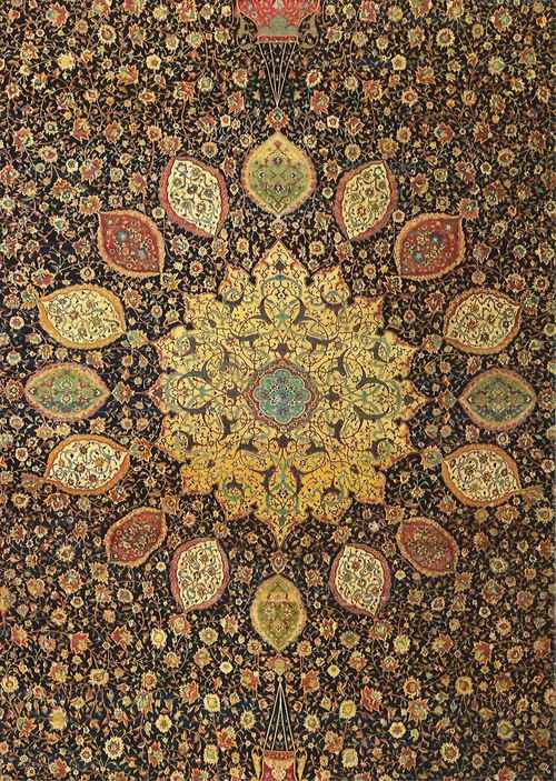 【V&A_O】ポストカード(アルダビールの絨毯)