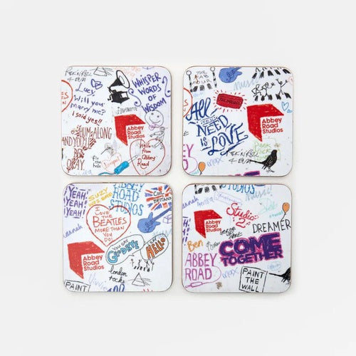 【Abbey Road Studios】コースターセット【BTLS Graffiti】
