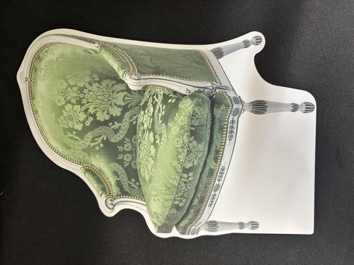 【V&A_O】ダイカットポストカード(ベルジェールチェア)