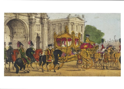 【V&A_O】ポストカード(ヴィクトリア女王の戴冠式)