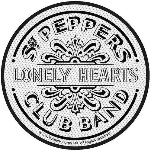 【The Beatles】ワッペン(ドラムロゴ・モノクロ)【Sgt. Pepper's Lonely Hearts Club Band】