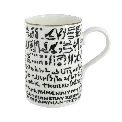 【British Museum】マグカップ(白)【Rosetta Stone】