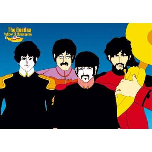 【The Beatles】ポストカード(バンド:2)【Yellow Submarine】