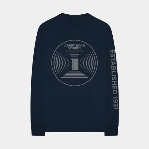 【Abbey Road Studios】長袖Tシャツ(青)【Sonic Logo】
