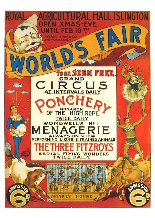 【V&A_O】ポストカード(万国博覧会のポスター )