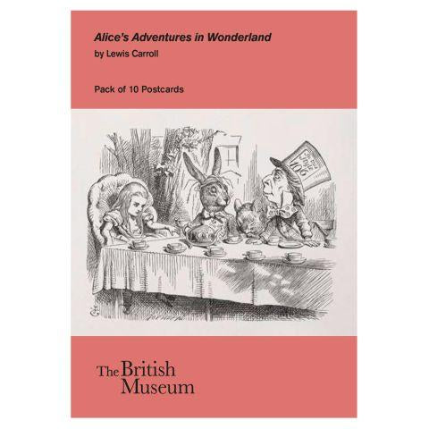 【British Museum】ポストカード10枚セット(ALICE IN WONDERLAND)【Alice】