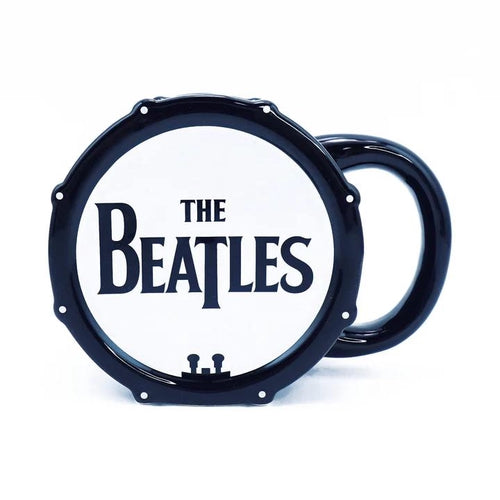 【The Beatles】箱入りマグカップ(ドラム型)【Logo】
