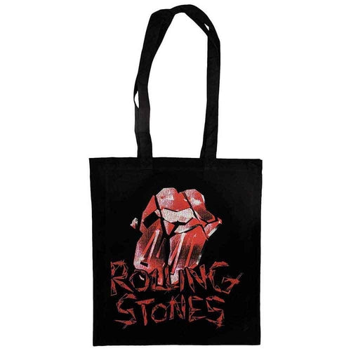 【The Rolling Stones】トートバッグ(割れガラス)