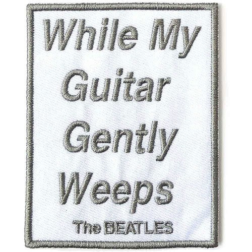 【The Beatles】ワッペン【While My Guitar Gently】