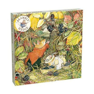 【Brambly Hedge】封筒付きカードセット(2種デザイン)【M&G】