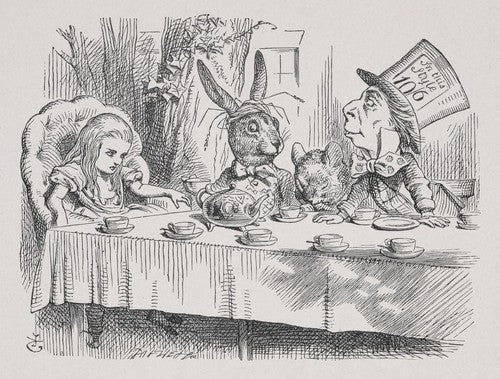 【British Museum】ポスター(Alice at Mad Hatter's tea-party)【Alice】