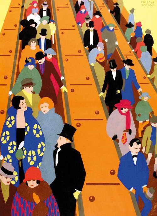 【V&A_M&G】グリーティングカード(BRIGHTEST LONDON UNDERGROUND)【Transport For London】