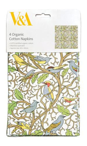 【V&A】キッチンナプキン【VOYSEY BIRDS】