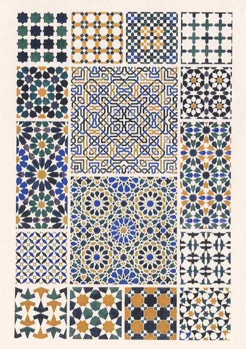 【V&A_O】ポストカード(『装飾の文法』原画)