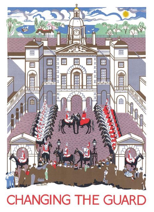 【V&A_M&G】グリーティングカード(CHANGING THE GUARD)【Transport For London】