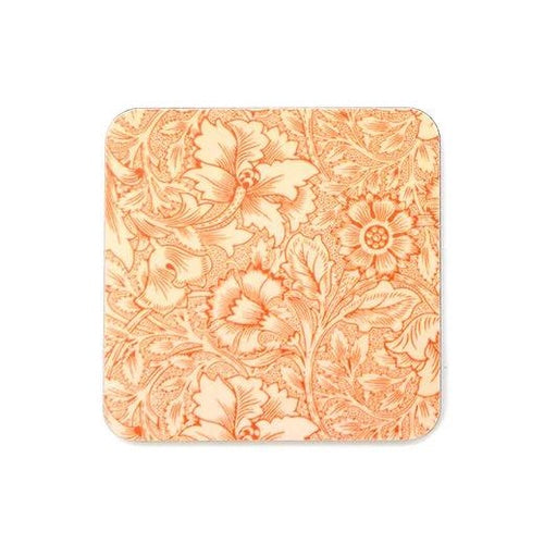 【V&A_O】モリス「ポピー」デザインコースター