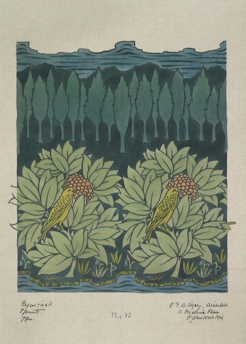 【V&A_O】ポストカード(C.F.A.ヴォイジーの壁紙)