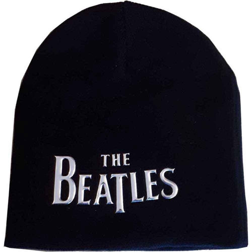 【The Beatles】ニット帽(黒)【Drop T】