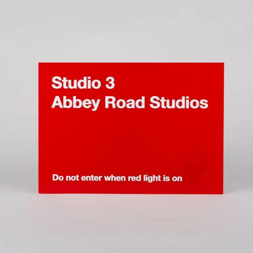 【Abbey Road Studios】スタジオ3サインレプリカ