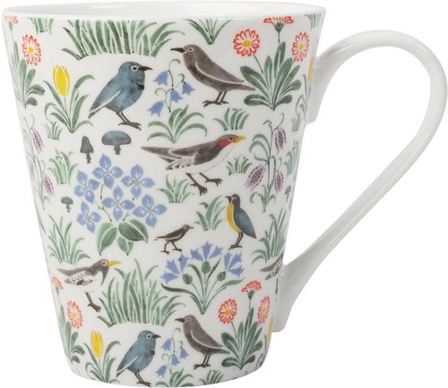 【V&A】箱入りマグカップ(お庭と鳥)