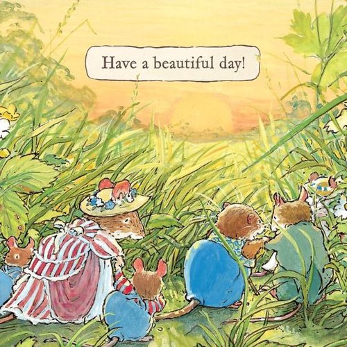 【Brambly Hedge】バースデーカード(SUNSET IN THE MEADOW)【M&G】