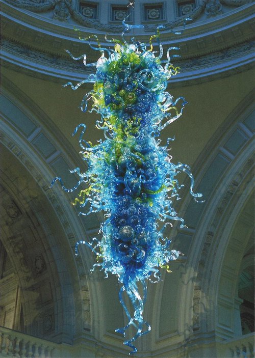 【V&A_O】ポストカード(シャンデリア)