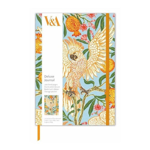 【V&A】ミニノートブック【COCKATOO AND POMEGRANATE】