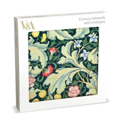 【V&A】箱入りカード&封筒セット(6セット入り)【LEICESTER】