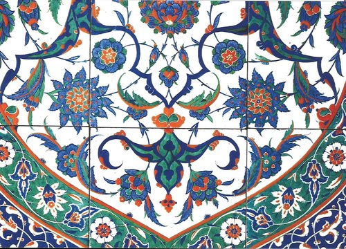 【V&A_O】ポストカード(イズニックタイル)