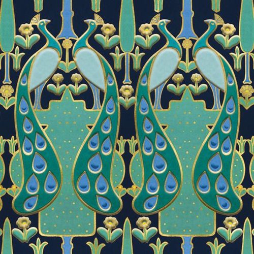 【V&A_M&G】スクエアカード【PEACOCK GARDEN】