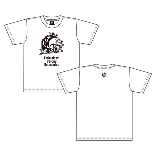 エナメルプリントTシャツ Mリーグ BEAST X L