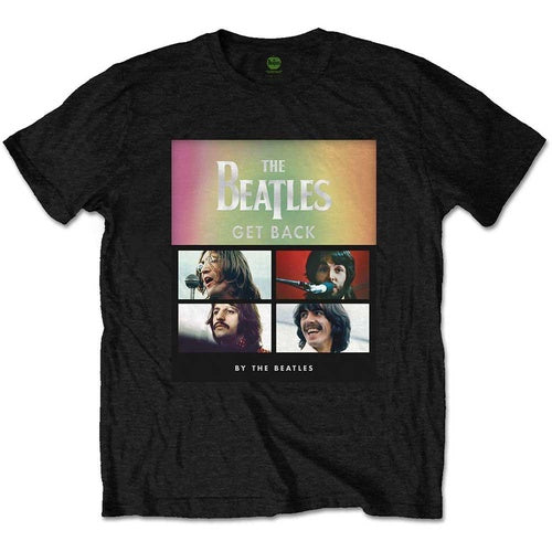 【The Beatles】ユニセックスTシャツ サイズ: S (Album Faces Gradient)